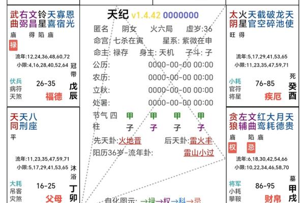 紫微斗数命盘怎么看星