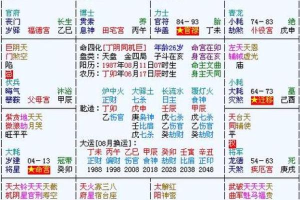 紫薇斗数看文采