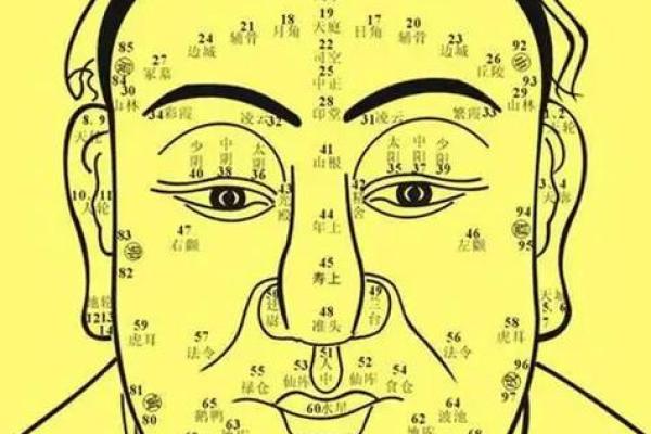 脸的各部位胎记算命详解