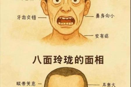 脸的各部位胎记算命详解