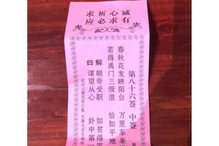 娘娘灵签65解签大全