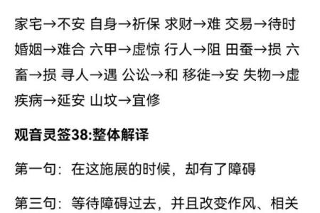 观音灵签第二签婚姻