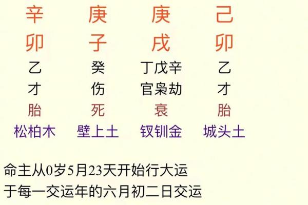 八字命和运