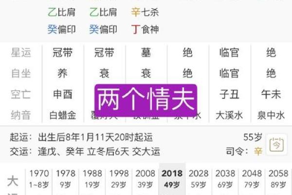 小胡八字