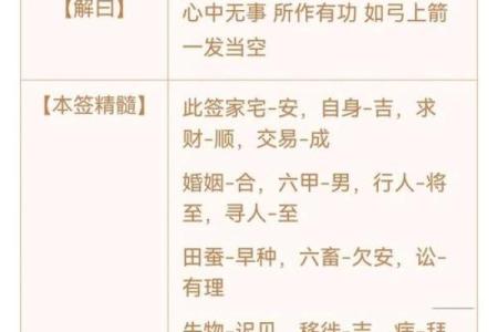 观音灵签75签姻缘解签