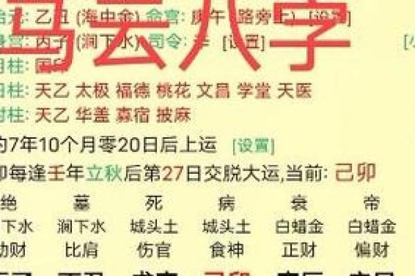 马云的八字是什么格局