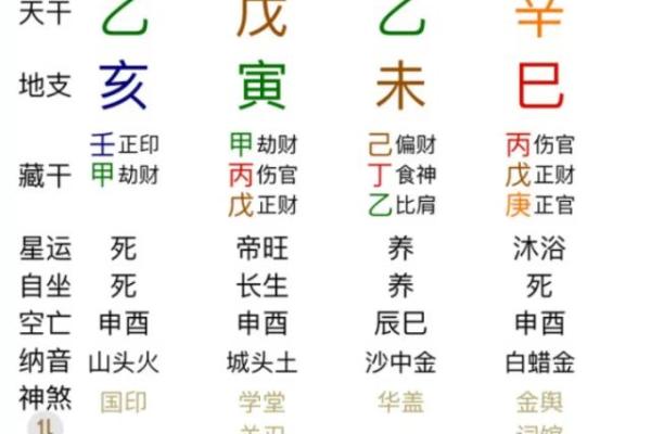 八字身旺表