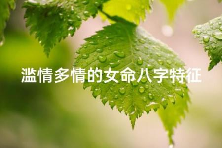 多情的八字