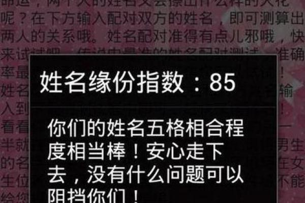跟另一半姓名配对生日配对真的准吗？配对算命完整介绍