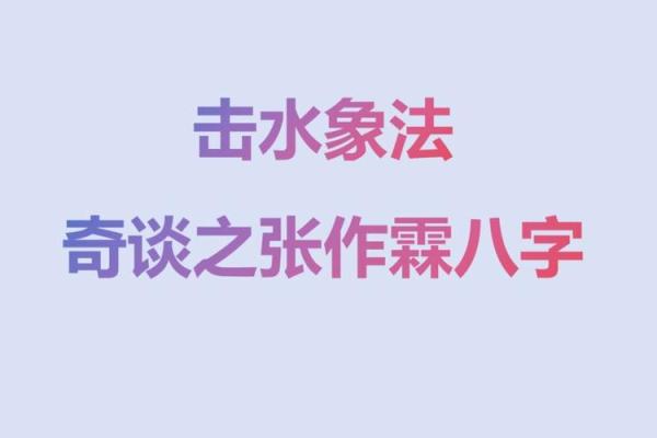 象法八字