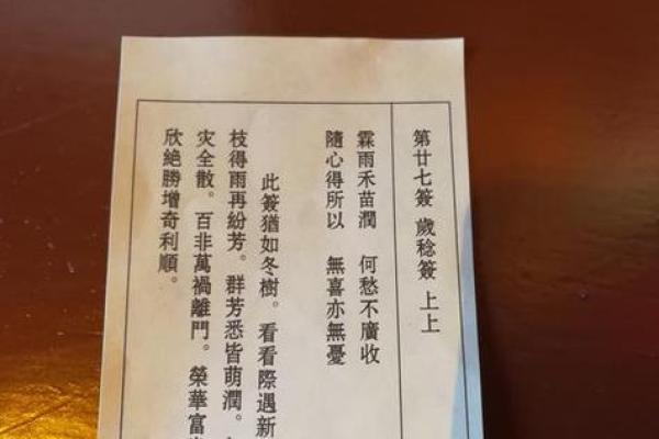 观音灵签61签+事业