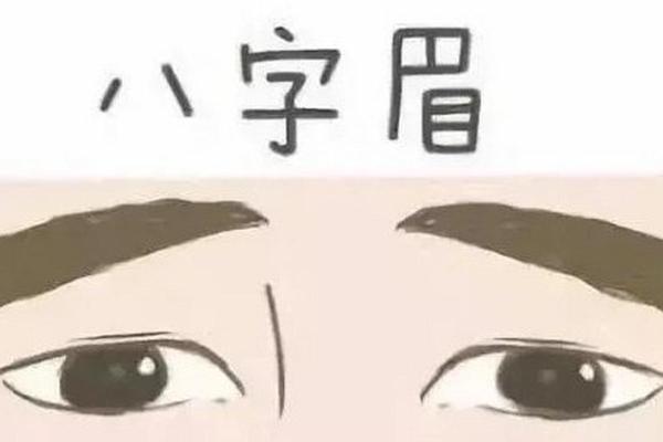 八字眉的男人面相图解 倒八字眉有何区别 八字眉的男人面相图解 倒八字眉有何区别