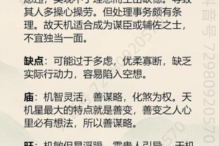 紫微斗数星宿详解天机星 紫薇星天机星？
